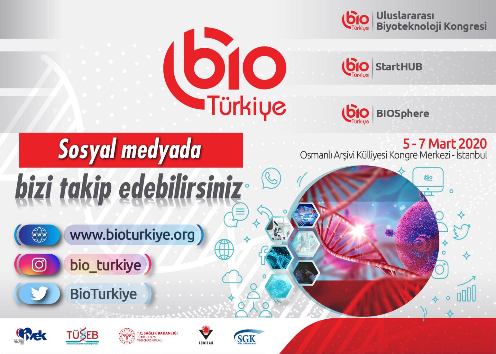  BIO Türkiye Organizasyonu - Sosyal Medya Hesapları 