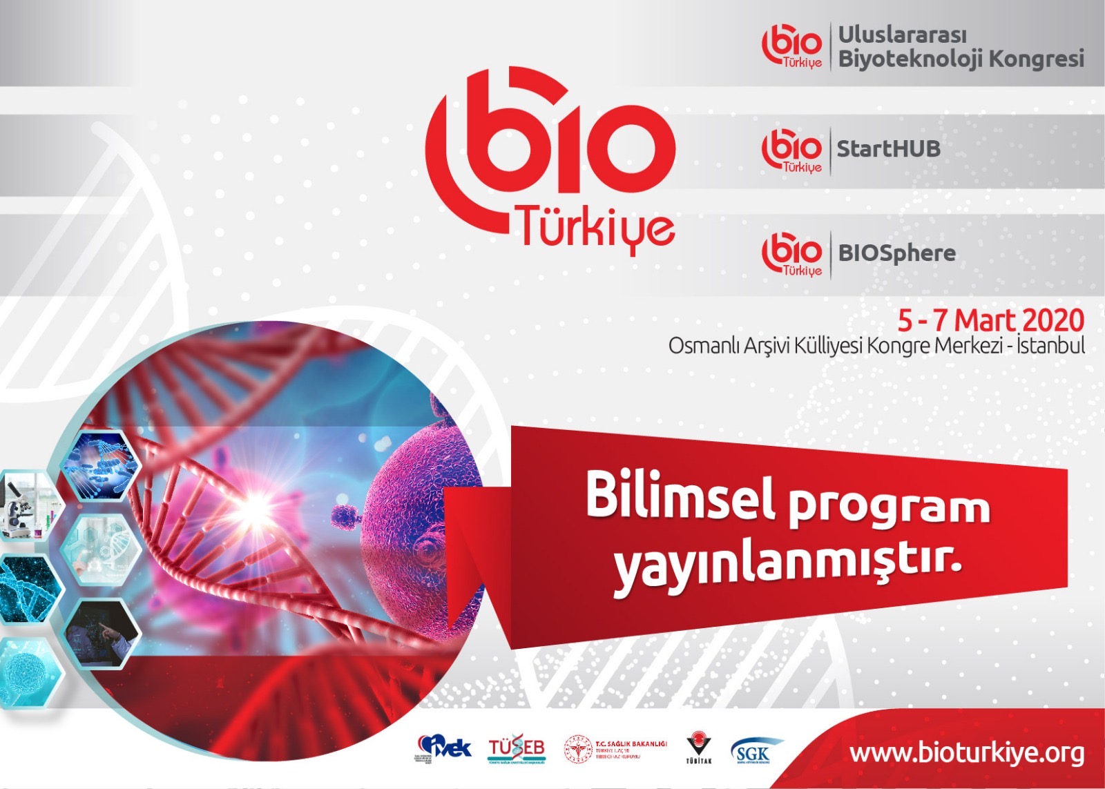  BIO Türkiye Organizasyonu Bilimsel Program 